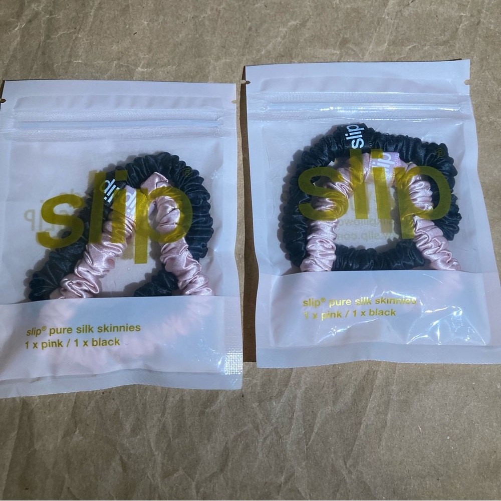 2 packs slip silk scrunchies
